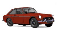 MG B GT BLAZE
